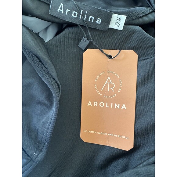 Women's Two-Piece Tankini swimsuit Tummy Control Swim Dress with Boy shorts 22W - Picture 12 of 16